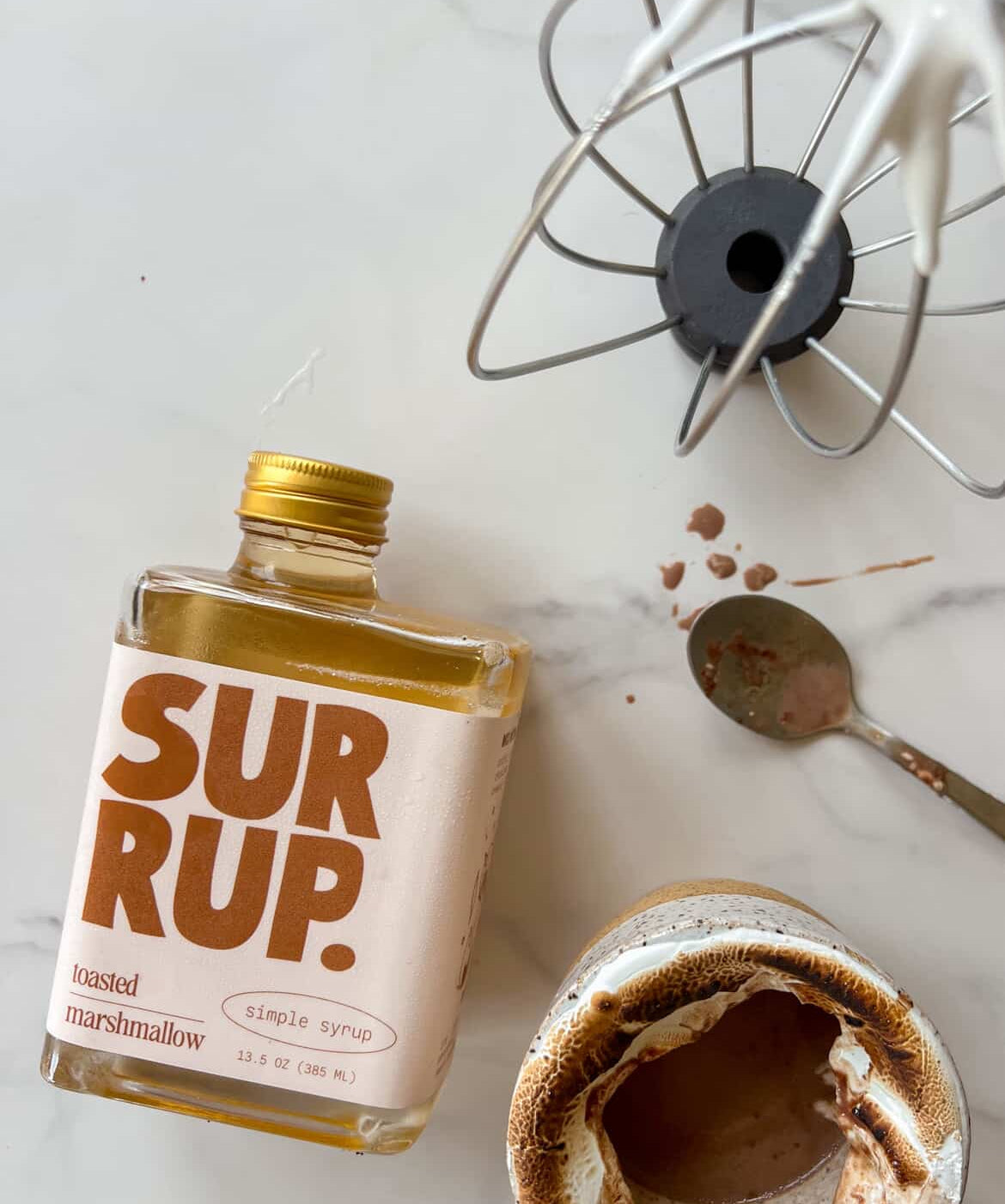 Toasted Meringue Hot Cocoa